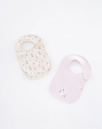 Set babero niña x2